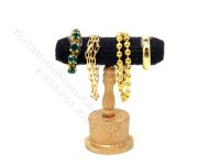 Miniature Jewellery Stand with Bracelets - Black (image for) Miniature Jewellery Stand with Bracelets - Black