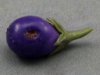 Dollhouse Scale Model Eggplant (image for) Dollhouse Scale Model Eggplant