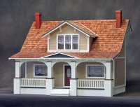 Classic Bungalow Dollhouse Kit (image for) Classic Bungalow Dollhouse Kit