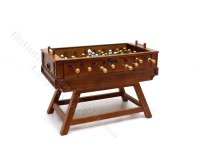 Miniature Walnut Finish Foosball Table for Dollhouses (image for) Miniature Walnut Finish Foosball Table for Dollhouses