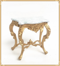 Miniature French Style Ormolu Wall Table (image for) Miniature French Style Ormolu Wall Table