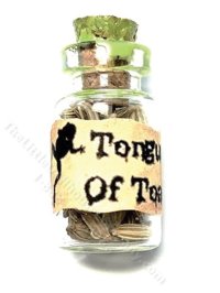 Miniature Tongue of Toad Jar for Dollhouses (image for) Miniature Tongue of Toad Jar for Dollhouses