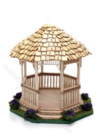 1:48 Scale Assembled Gazebo (image for) 1:48 Scale Assembled Gazebo