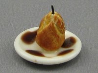 Dollhouse Scale Model Pear Dessert (image for) Dollhouse Scale Model Pear Dessert