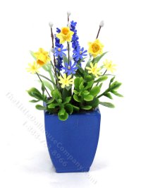 Miniature Spring Daffodil Arrangement by Mini Creations (image for) Miniature Spring Daffodil Arrangement by Mini Creations