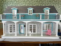 Assembled Stone-Front Colonial House (image for) Assembled Stone-Front Colonial House