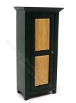 Miniature Green & Oak Kitchen Pie Safe/Cabinet for Dollhouses (image for) Miniature Green & Oak Kitchen Pie Safe/Cabinet for Dollhouses