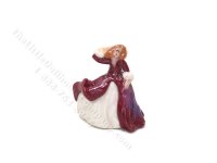 Vintage Miniature Handmade Replica Royal Doulton "Melissa" Figurine (image for) Vintage Miniature Handmade Replica Royal Doulton "Melissa" Figurine