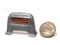Miniature Electric Fire/Heater c.1936 for Dollhouses - Silver (image for) Miniature Electric Fire/Heater c.1936 for Dollhouses - Silver