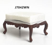Parlour Fireside Ottoman - Walnut (image for) Parlour Fireside Ottoman - Walnut