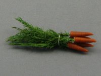 Miniature Bunch of Carrots by Charlotte Willmott of Mouse House (image for) Miniature Bunch of Carrots by Charlotte Willmott of Mouse House