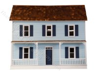 The Little Dollhouse Company Oakwood Assembled Dollhouse (image for) The Little Dollhouse Company Oakwood Assembled Dollhouse