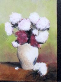 Miniature Still Life of Hydrangeas by Larry Morganti (image for) Miniature Still Life of Hydrangeas by Larry Morganti