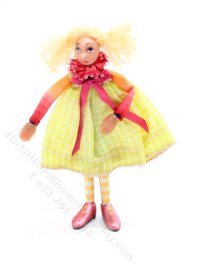 Miniature Blonde Doll by K Kuti Designs (image for) Miniature Blonde Doll by K Kuti Designs