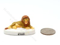 Miniature Collectible Disney "Simba" Fève Figurine for Dollhouses (image for) Miniature Collectible Disney "Simba" Fève Figurine for Dollhouses