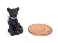 Dollhouse Scale Model Black Cat (image for) Dollhouse Scale Model Black Cat