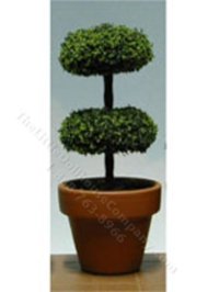 Miniature 3.5 inch Mound Topiary for Dollhouses (image for) Miniature 3.5 inch Mound Topiary for Dollhouses