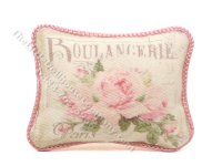 Miniature "Boulangerie" Pillow for Dollhouses (image for) Miniature "Boulangerie" Pillow for Dollhouses