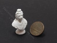 Miniature Queen Victoria Bust Ornament - Marble (image for) Miniature Queen Victoria Bust Ornament - Marble
