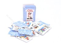 Miniature Deck of 'Happy Families' Cards (image for) Miniature Deck of 'Happy Families' Cards