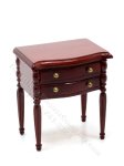 Vintage Miniature Two-Drawer Nightstand for Dollhouses (image for) Vintage Miniature Two-Drawer Nightstand for Dollhouses
