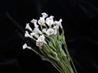 Miniature Single White Calla Lily for Dollhouses (1 pc) (image for) Miniature Single White Calla Lily for Dollhouses (1 pc)