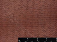 Red Brick Wallpaper Sheet for Dollhouses, 2pc (image for) Red Brick Wallpaper Sheet for Dollhouses, 2pc