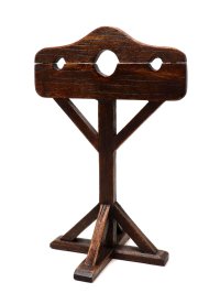 Miniature Signed Pillory/Stocks by Michael Mortimer (image for) Miniature Signed Pillory/Stocks by Michael Mortimer