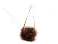 Miniature Fur Purse with Bow (image for) Miniature Fur Purse with Bow