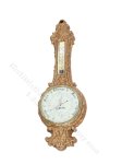 Miniature Replica Aneroid Barometer for Dollhouses - Gold (image for) Miniature Replica Aneroid Barometer for Dollhouses - Gold