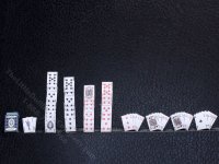 Miniature Sevens Card Game for Dollhouses (image for) Miniature Sevens Card Game for Dollhouses