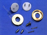 Dollhouse Scale Model 15/32"Dia. Sconce Round Adapter for Tape Wire (image for) Dollhouse Scale Model 15/32"Dia. Sconce Round Adapter for Tape Wire