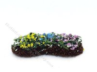 Garden Delights in Flower Bed 1:48 Scale for Dollhouses (image for) Garden Delights in Flower Bed 1:48 Scale for Dollhouses