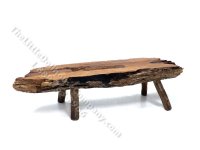 Miniature Driftwood Log Bench w/ Peg Legs by PRD Miniatures (image for) Miniature Driftwood Log Bench w/ Peg Legs by PRD Miniatures