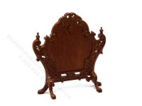 Miniature Walnut Fire Screen for Dollhouses (image for) Miniature Walnut Fire Screen for Dollhouses