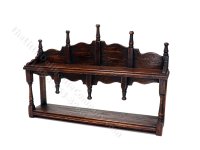 Miniature Signed Decorative Tudor Side Table by Michael Mortimer (image for) Miniature Signed Decorative Tudor Side Table by Michael Mortimer