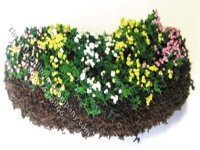 Garden Delights in Flower Bed 1:48 Scale for Dollhouses (image for) Garden Delights in Flower Bed 1:48 Scale for Dollhouses