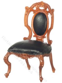 Miniature Italian Renaissance Chair for Dollhouses (image for) Miniature Italian Renaissance Chair for Dollhouses