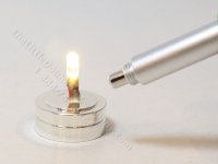 Miniature LED Light with Wand for Dollhouses (1 Piece) - Silver (image for) Miniature LED Light with Wand for Dollhouses (1 Piece) - Silver