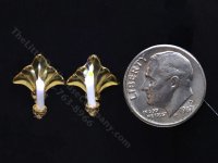 1:48 Scale Miniature 3V Pair of Fleur de Lis Sconces for Dollhouses (image for) 1:48 Scale Miniature 3V Pair of Fleur de Lis Sconces for Dollhouses