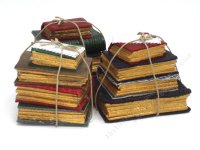 Miniature Four Book Stack Bound in Twine (image for) Miniature Four Book Stack Bound in Twine