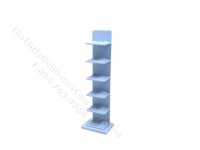 Miniature Tall Book Tower Shelf in Blue by PRD Miniatures (image for) Miniature Tall Book Tower Shelf in Blue by PRD Miniatures