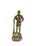 Miniature Greek Statuette for Dollhouses - Silver (image for) Miniature Greek Statuette for Dollhouses - Silver