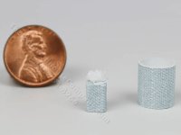 1:24 Scale Blue Waste Paper Basket and Tissue Box for Dollhouses (image for) 1:24 Scale Blue Waste Paper Basket and Tissue Box for Dollhouses
