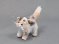 Miniature Long Haired Cat by Marie W. Evans - Calico (image for) Miniature Long Haired Cat by Marie W. Evans - Calico