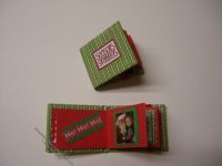 Miniature Christmas Scrapbook Photo Album For Dollhouses (image for) Miniature Christmas Scrapbook Photo Album For Dollhouses