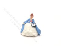 Vintage Miniature Handmade "Leading Lady" Figurine (image for) Vintage Miniature Handmade "Leading Lady" Figurine