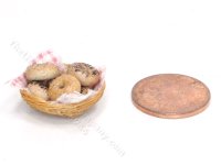 Miniature Basket of Bagels (image for) Miniature Basket of Bagels