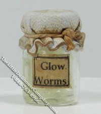 Miniature Jar of Glow Worms (image for) Miniature Jar of Glow Worms