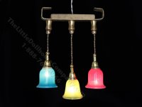 Dollhouse Miniature 12V Trinity 3 Arm Hanging Light (image for) Dollhouse Miniature 12V Trinity 3 Arm Hanging Light